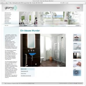 Service-Design zum Thema Bad: www.glamue.de