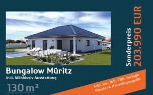 Barrierefrei Wohnen, klimatisierter Bungalow