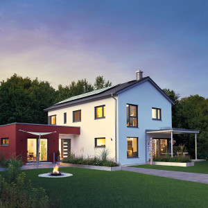 Bild: Villa 169 Bauweise: Fertighaus, industrielle Vorfertigung Bauart: Holzhaus, Holztafelbau