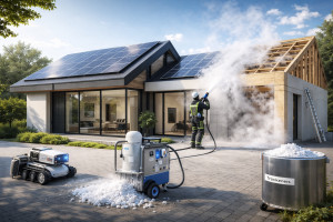 Trockeneisstrahlgerät kaufen: Sauberkeit für den Hausbau