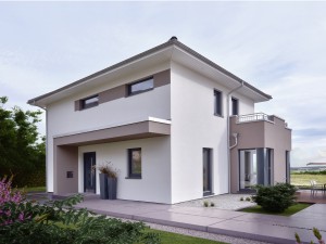 Bild: CONCEPT-M 145 Zweibrücken Bauweise: Fertighaus, industrielle Vorfertigung Bauart: Holzhaus, Holztafelbau