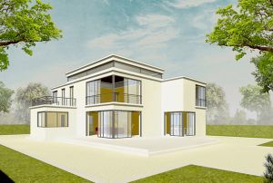 Bild: Haus Inspiration Bauweise: Fertighaus, industrielle Vorfertigung Bauart: Holzhaus, Fachwerk