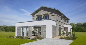 Bild: NaturDesign  Bauart: Holzhaus, Holztafelbau